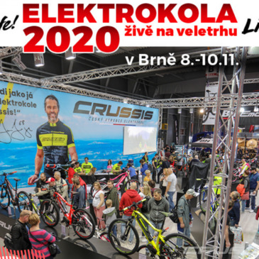 Elektrobicykle CRUSSIS 2020 naivo na vetrhu v Brne
