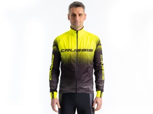 Cyklistick bunda CRUSSIS No-Wind, ern/lut